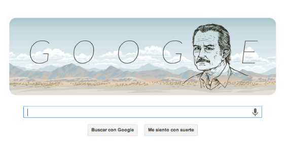 Google homenajea a Carlos Fuentes