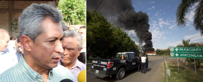 Blinda gobernador límite con Michoacán por violencia