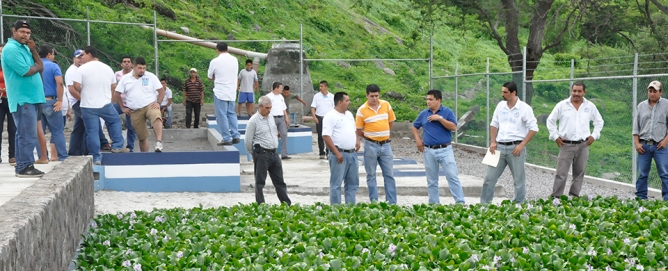 Entregan rehabilitada la planta de tratamiento de aguas residuales en Zacualpan