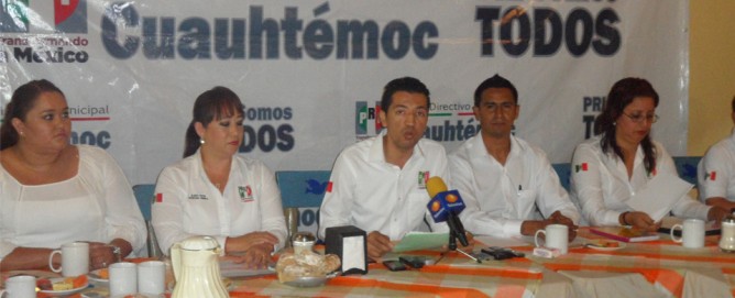 Indigna a PRI y PVEM prohibición de propaganda partidista en Festejos de Cuauhtémoc