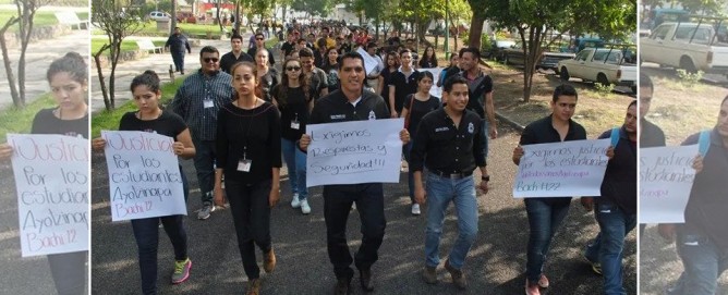 Marcha FEC a PGR para exigir justicia en Ayotzinapa