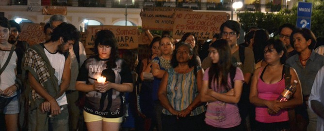 Reprueban en Colima caso Ayotzinapa