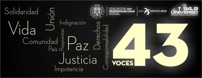 «43 voces», producción especial de Universo 94.9 por caso Ayotzinapa