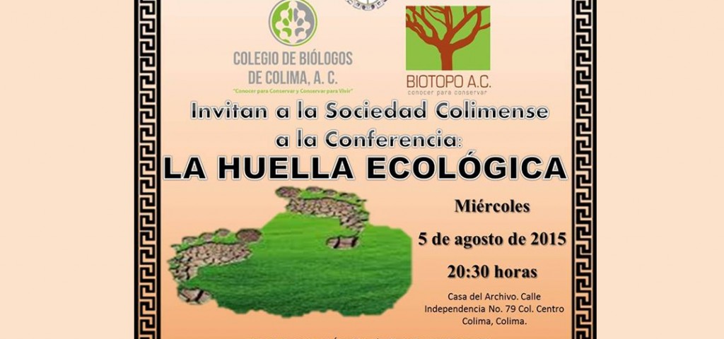 Conferencia: La Huella Ecológica