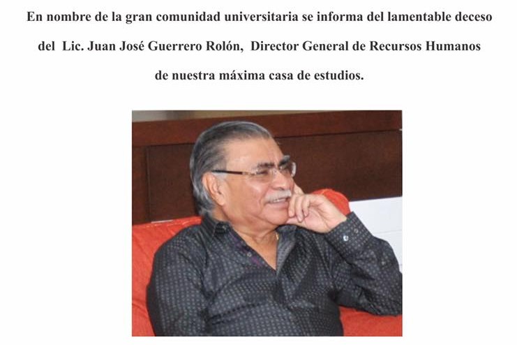 Muere Juan José Guerrero, director de Recursos Humanos de la UdeC