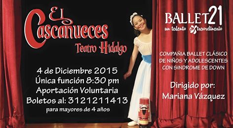 Presentarán niños ‘El cascanueces’ en el Teatro Hidalgo