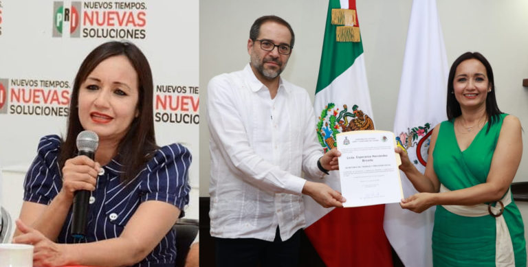 De Secretaria del PRI a Secretaria de Trabajo de Colima