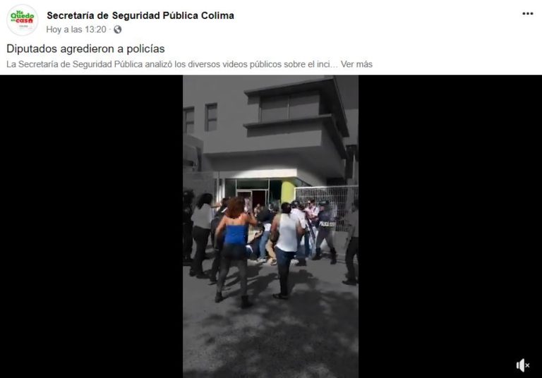 Acusa SSP que legisladores agredieron a policías