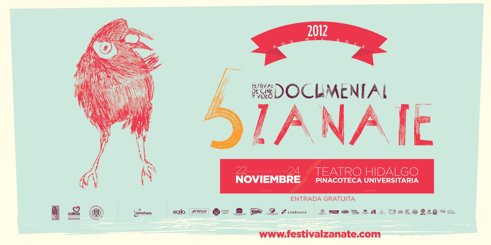 Hoy inicia el 5to Festival de Cine Zanate