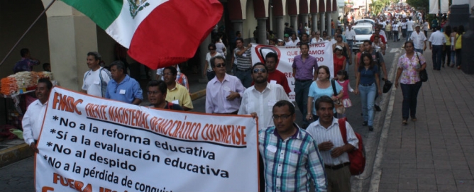 Paro de labores y ‘toma’ del SNTE, acuerdan maestros de Colima
