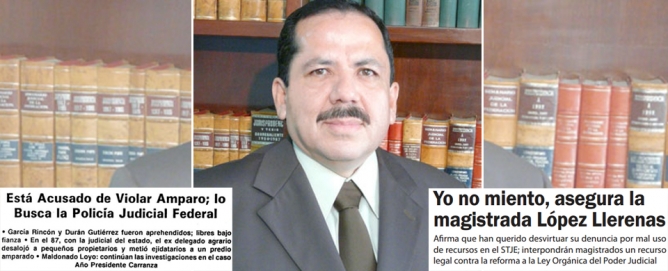 Los ‘trapitos’ de Rafael García Rincón, presidente del STJE