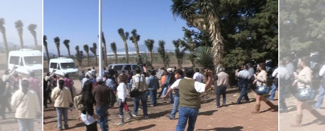VIDEO: Apedrean convoy de Chuyaffet en Michoacán