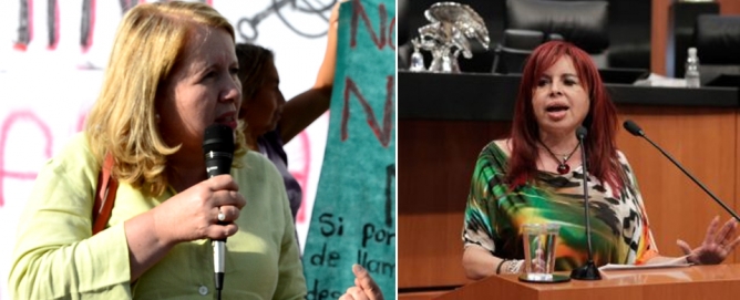 Exigen diputada federal y senadora destitución de María Elena Díaz