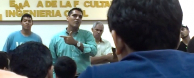 VIDEO: Estalla Magaña contra hermano de huelguista; «En la UdeC no hay partidos políticos», asegura
