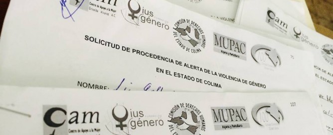 Esperan reunir 10 mil firmas para solicitar alerta de género en Colima
