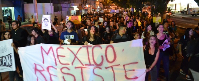 Alistan Colima y Manzanillo nueva marcha por Ayotzinapa, el 1 de diciembre