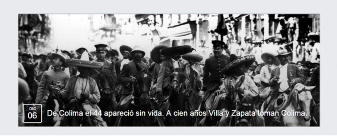 100 años del encuentro Villa-Zapata… en Colima