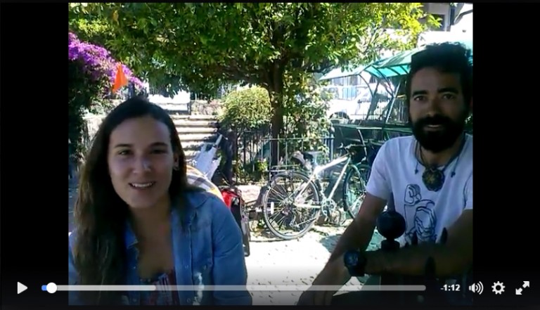 Viajan de Guzmán a Nogueras en bici para vacacionar