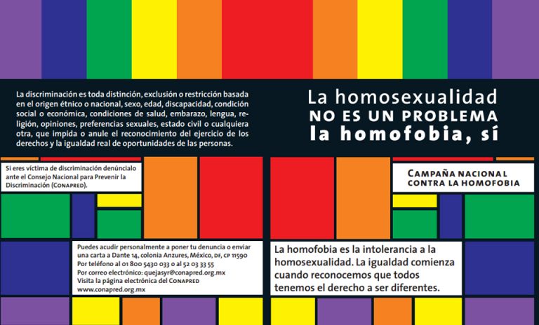 11 años de la campaña nacional contra la homofobia en México