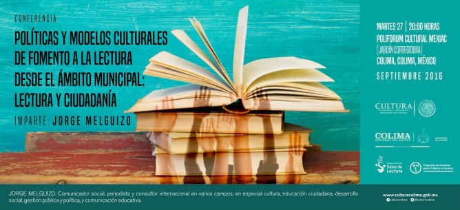 Jorge Melguizo impartirá conferencia sobre fomento a la lectura